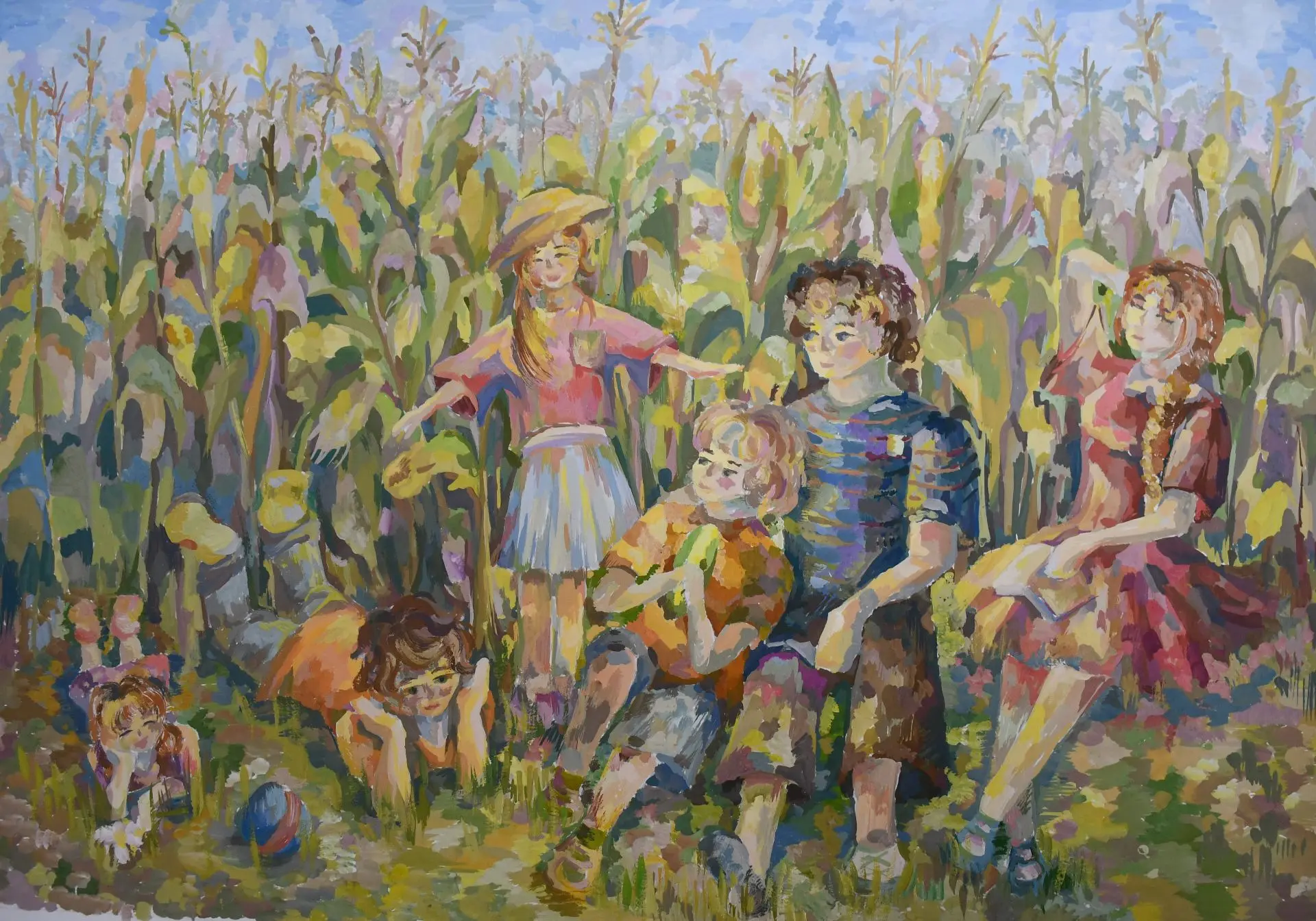 🎨В Художественном отделении Детской школы искусств открылась экспозиция дипломных рабо...