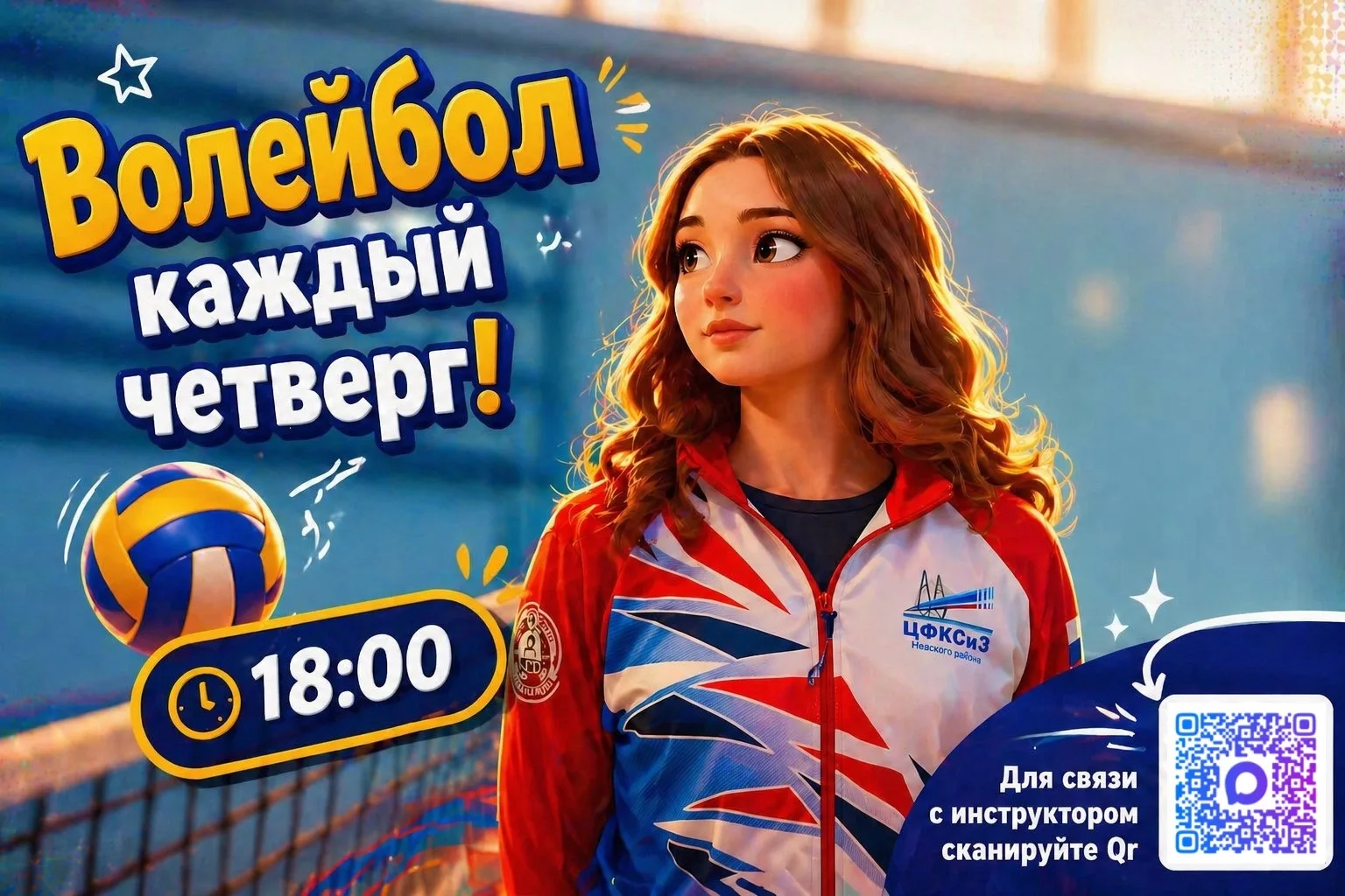 Четверг — день волейбола.