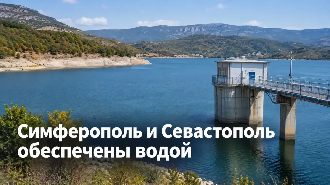 💧 Симферополь и Севастополь обеспечены водой до следующего лета