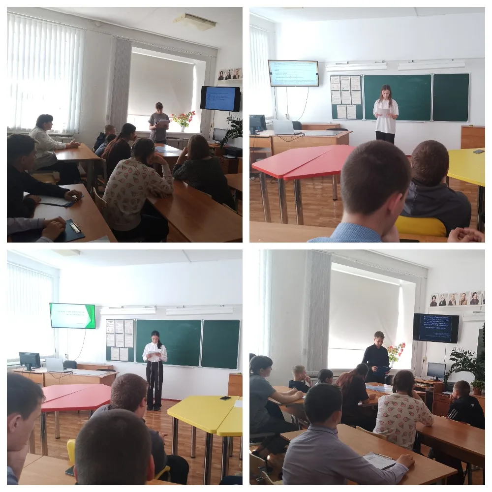 📚 В Полозаозерской школе продолжается защита индивидуальных проектов!  Учащиеся вновь вышли на защит