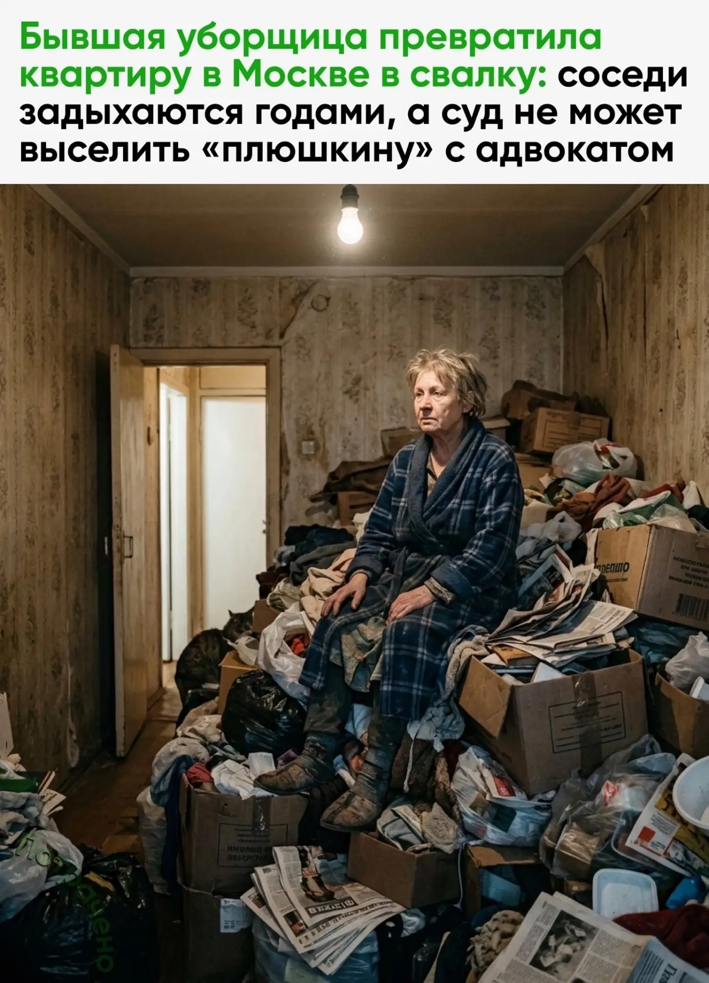 Жители многоэтажки в Москве уже несколько лет ведут безрезультатную войну с 65-летней с...