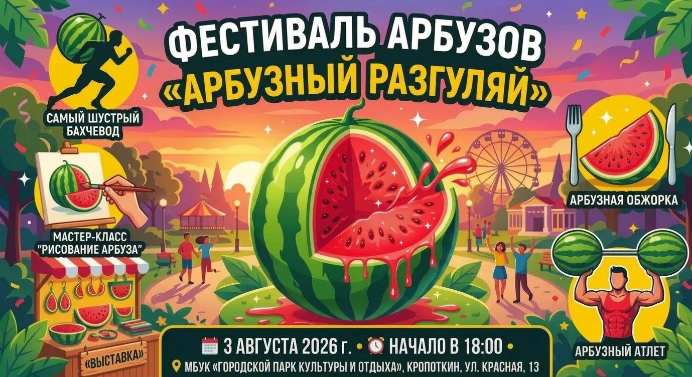 🍉 А вы знали что 3 августа — Международный день арбуза? 
 
 
Сладкий, сочный и невероятно веселый  