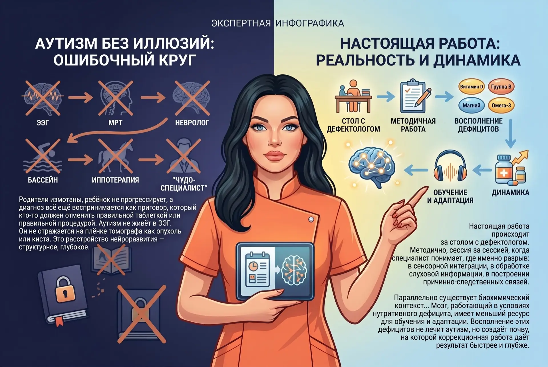 Об аутизме без иллюзий❗️