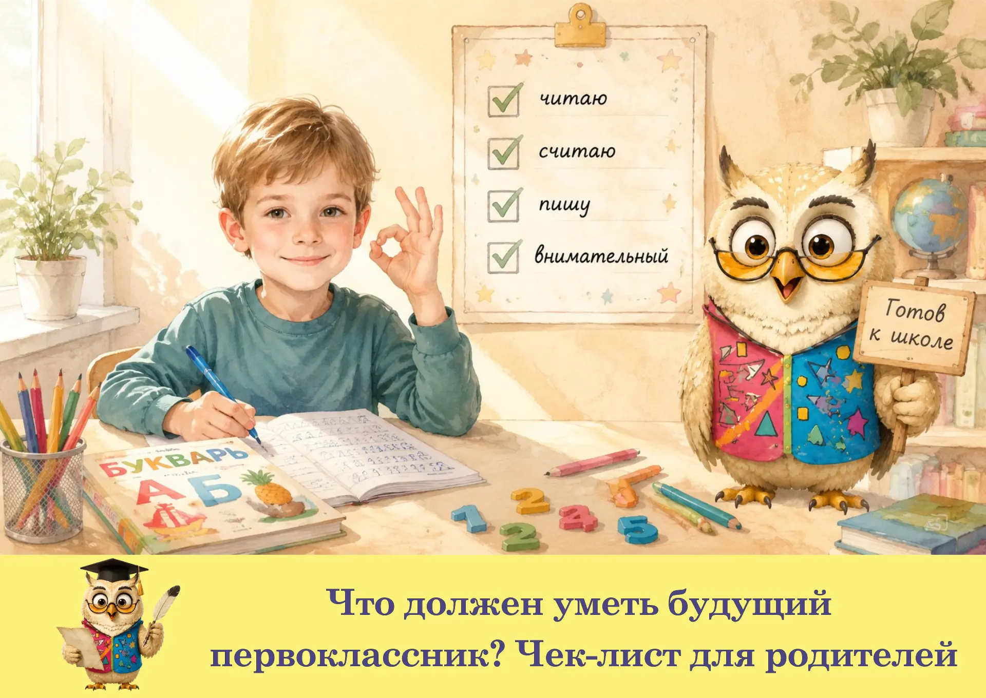 Осталось всего 2,5 месяца до 1 сентября. Самое время спокойно, без суеты проверить, готов ли ваш реб