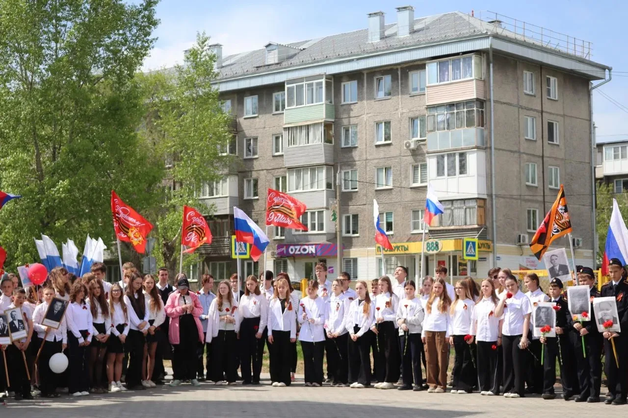 В канун великого праздника на Аллее Памяти воинов состоялась торжественная программа «Мы помним! Мы 