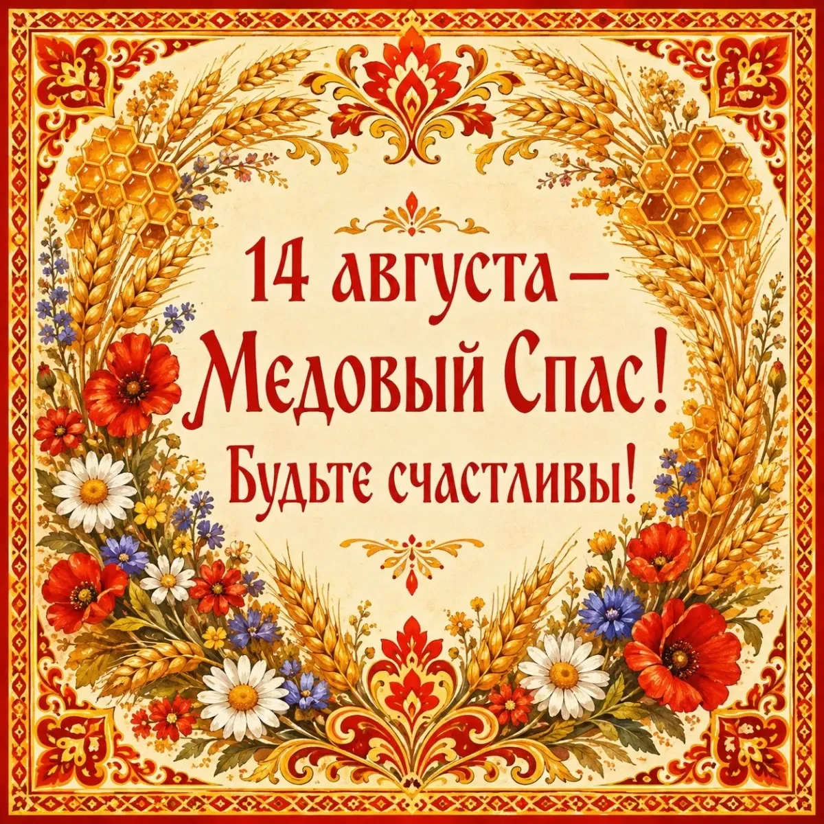 С Медовым Спасом вас, друзья!