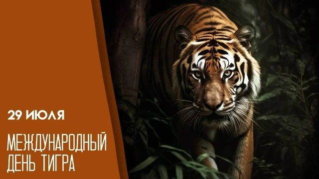 2️⃣9️⃣ июля — Международный день тигра! 🐯

🐯 Международный день тигра был учреждён в 2010 году на 