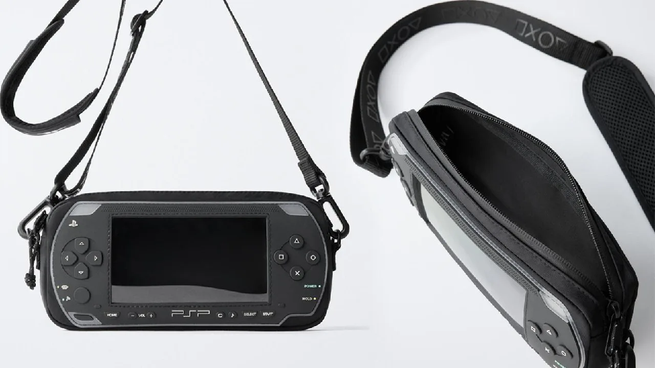 Zara выпустила поясную сумку в виде PSP  По габаритам она близка к самой «портативке» — 11×20×5 см. 