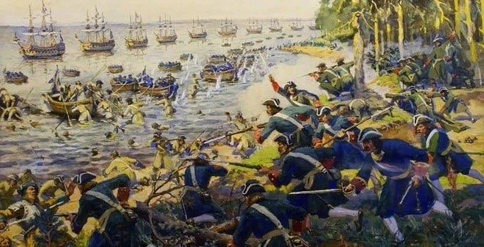 15 июня 1705 года - заложенный Петром I у острова Котлин русский форт «Кроншлот» отбил нападение шве