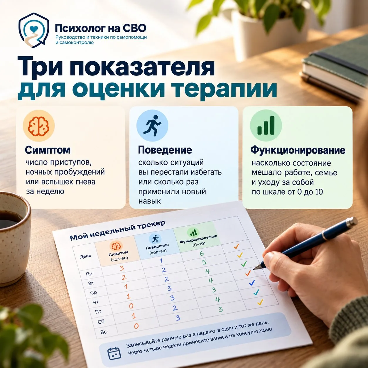Три показателя для оценки терапии
