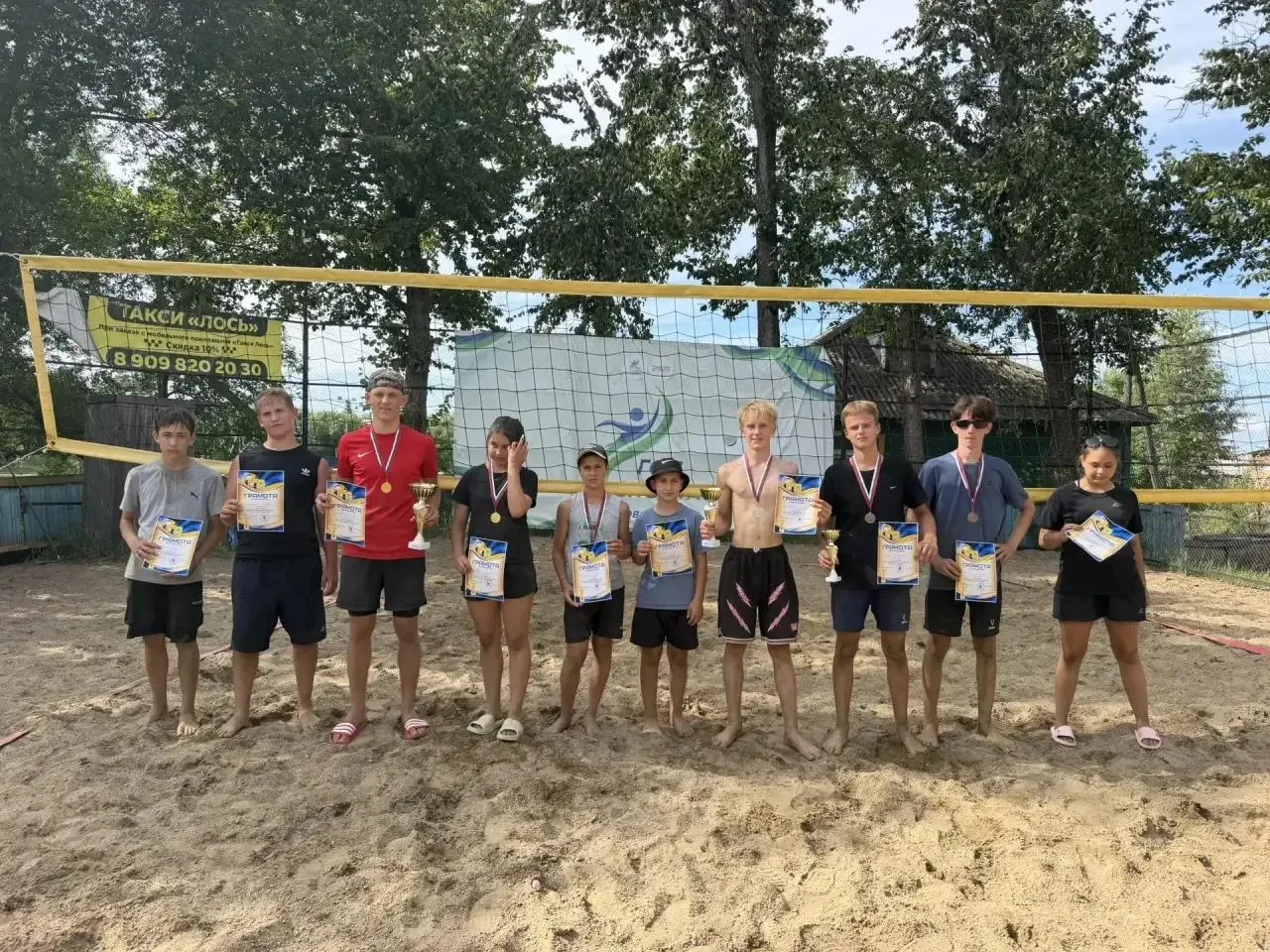☀️🏐 14 июля в Троицком прошло Первенство  по пляжному волейболу.