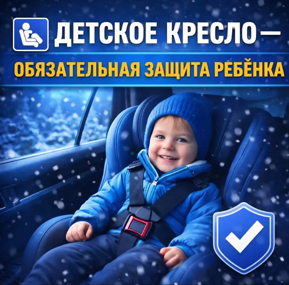 Госавтоинспекция напоминает водителям о соблюдении правил безопасности при перевозке де...