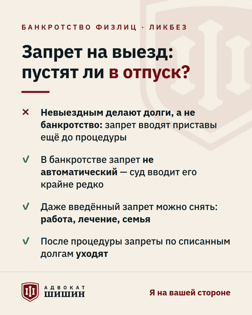 «Подам на банкротство — и стану невыездным?» Июль, отпуска — этот вопрос сейчас задают ...