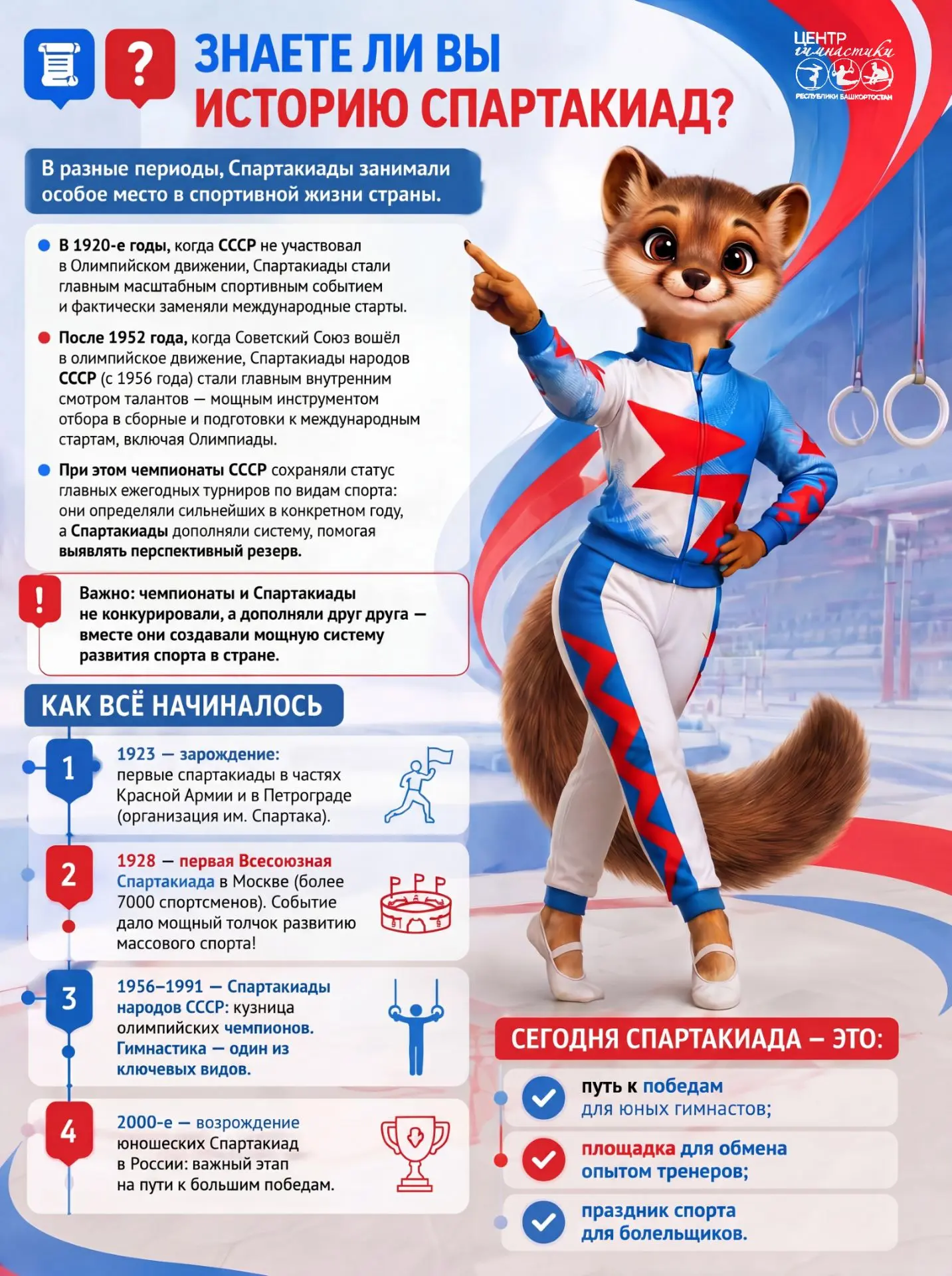 🏆 Менее 3 недель до главного старта юных гимнастов страны! 

С 7 по 14 июля в Уфе пройдёт финальный