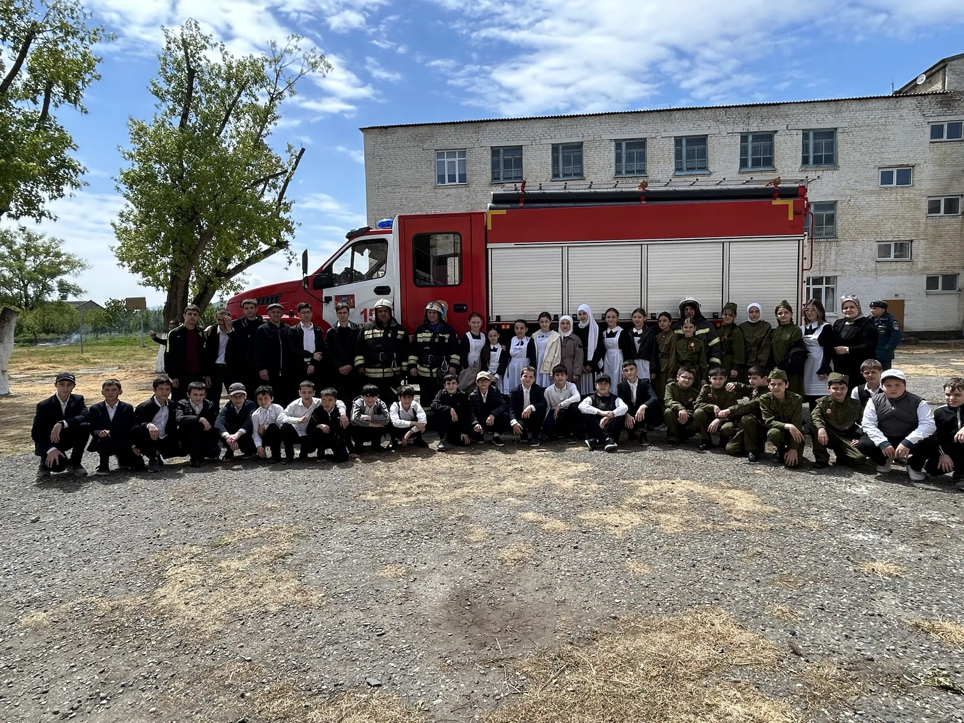 День пожарной охраны в нашей гимназии🚒🧑‍🚒 30 апреля – особенный день, когда мы чествуем тех, кто сто