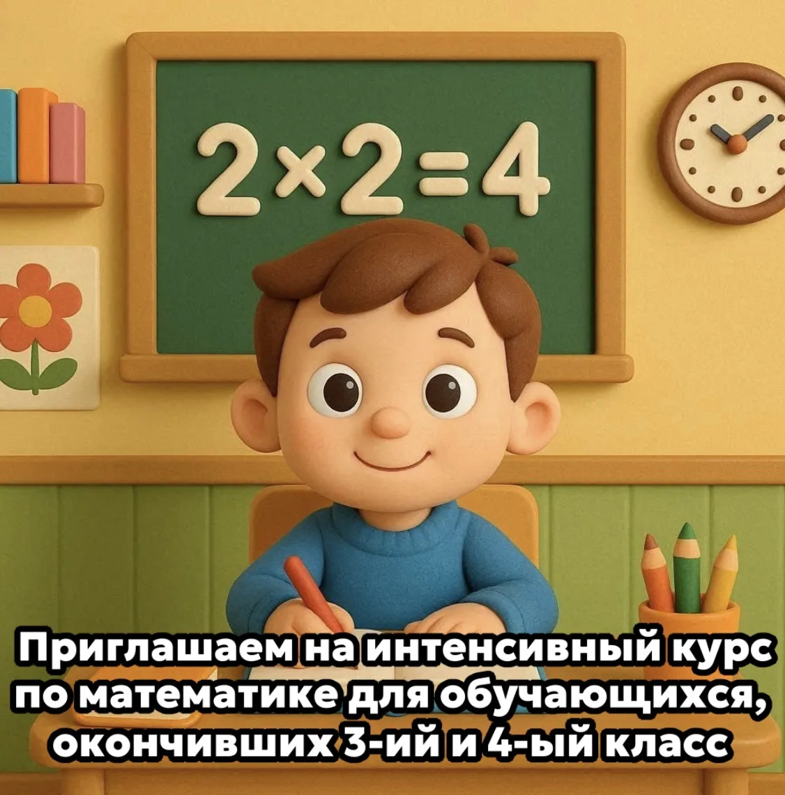 🤩Августовский интенсив по математике: закладываем фундамент на будущий учебный год! 🤩