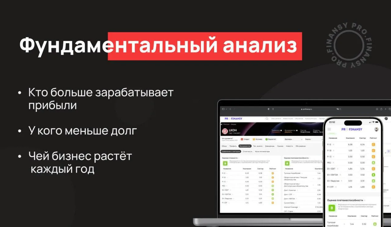 Как понять перспективы компании? Поможет фундаментальный анализ

Можно оценить, насколько бумаги одн