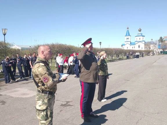 28 мая 2026 года на Мемориальном комплексе города Татарска Центром детского творчества ...