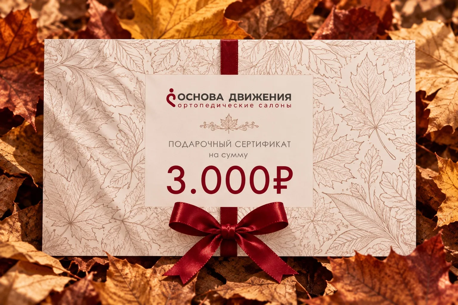 🎁 Осенний розыгрыш сертификата на 3 000 ₽!