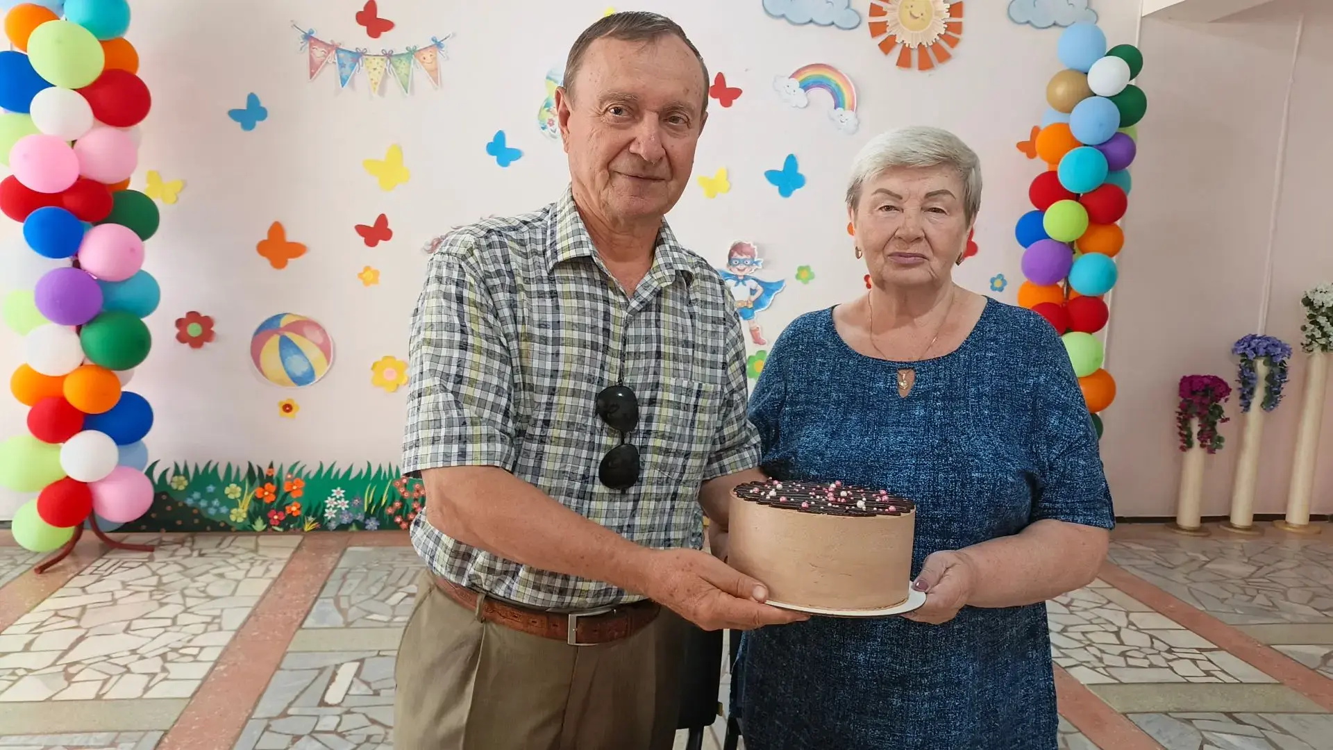 Золотой юбилей в Винодельненском: как в клубе «Для тех, кому за...» чествовали семью По...