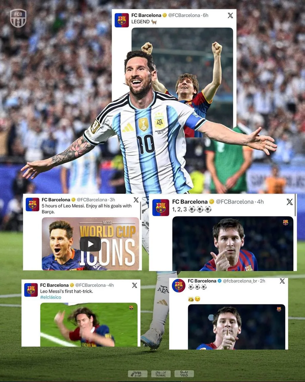 Официальные аккаунты «Барселоны» 💙❤️