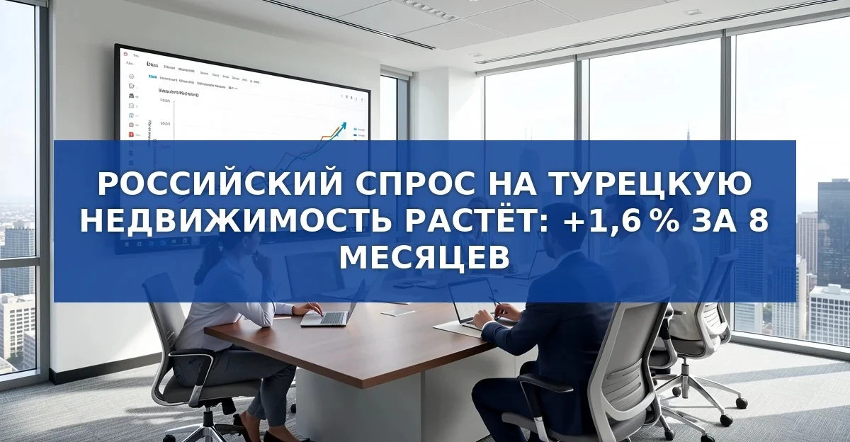 Спрос россиян на турецкую недвижимость растёт