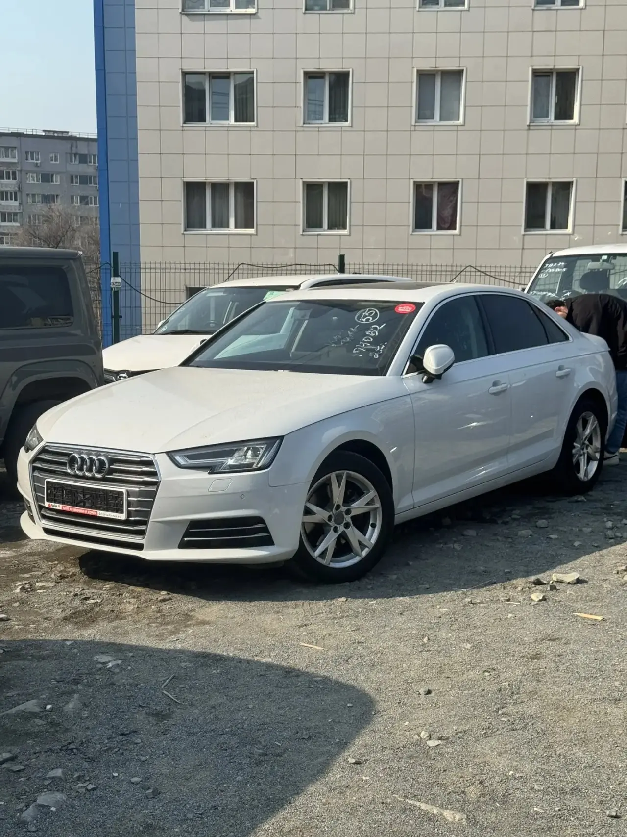 🇰🇷🤝Привезли Audi A4 из Южной Кореи для нашего клиента   ➤Год: 2018 ➤Объём: 2.0л., дизель ➤Привод: 2W