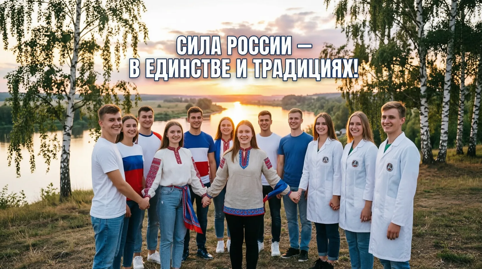 «Традиционные ценности — основа нашего единства»
🇷🇺 СИЛА РОССИИ — В ЕДИНСТВЕ И ТРАДИЦИЯХ! 🇷
Друзь