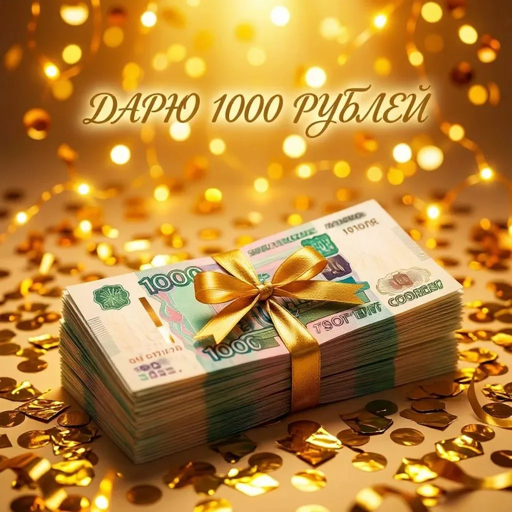 Дарю 1000 рублей на карту! 💸

Друзья, хочу порадовать вас и устроить быстрый розыгрыш. Будет два по
