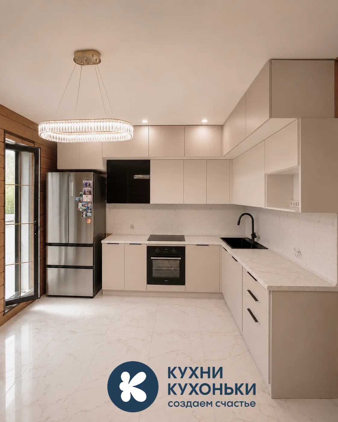 Завершили установку новой кухни, где каждая деталь работает на комфорт и эстетику.