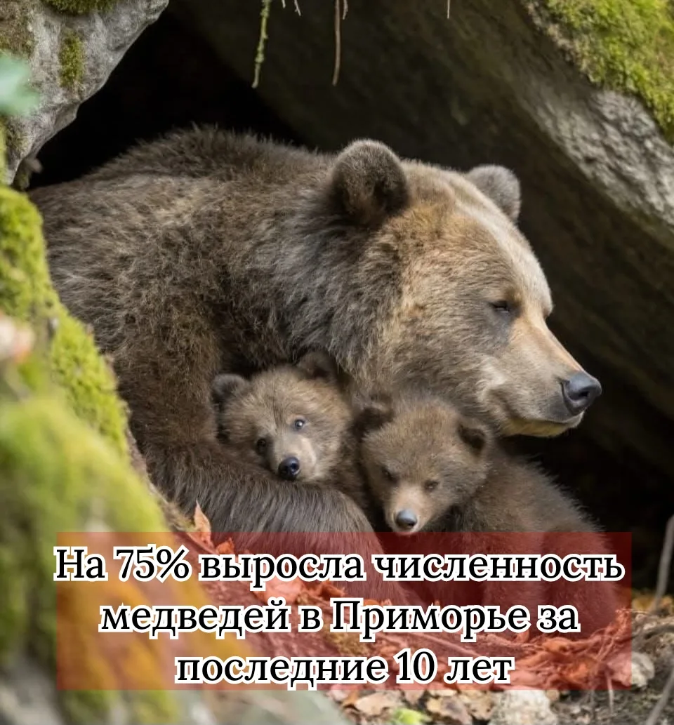 По данным Росприроднадзора, за последние 10 лет численность хищников увеличилась на 75%...