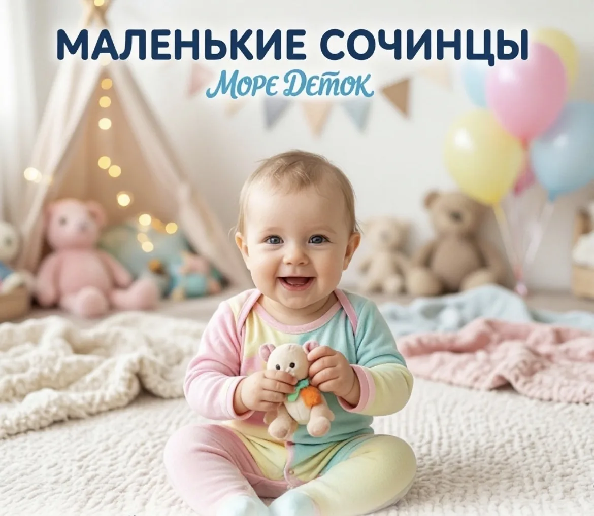 «Маленькие сочинцы» — новый фотопроект журнала «Море деток»!💖