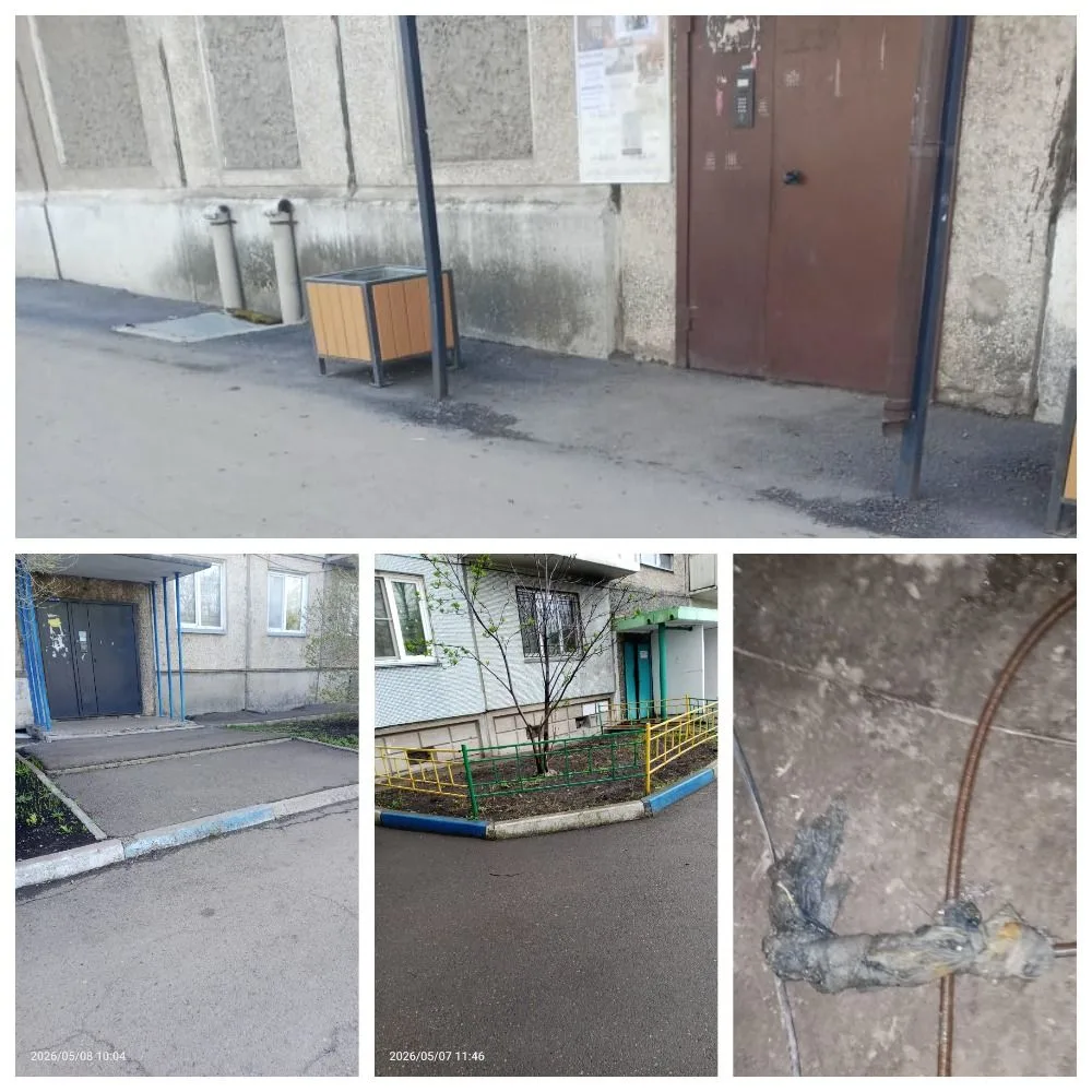 Делимся фото-отчётом о работе подрядчиков, закреплённых за домами