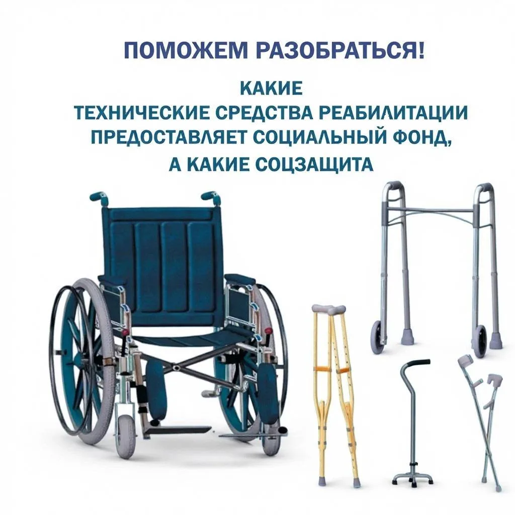 Какие технические средства реабилитации предоставляет Социальный фонд, а какие — социал...