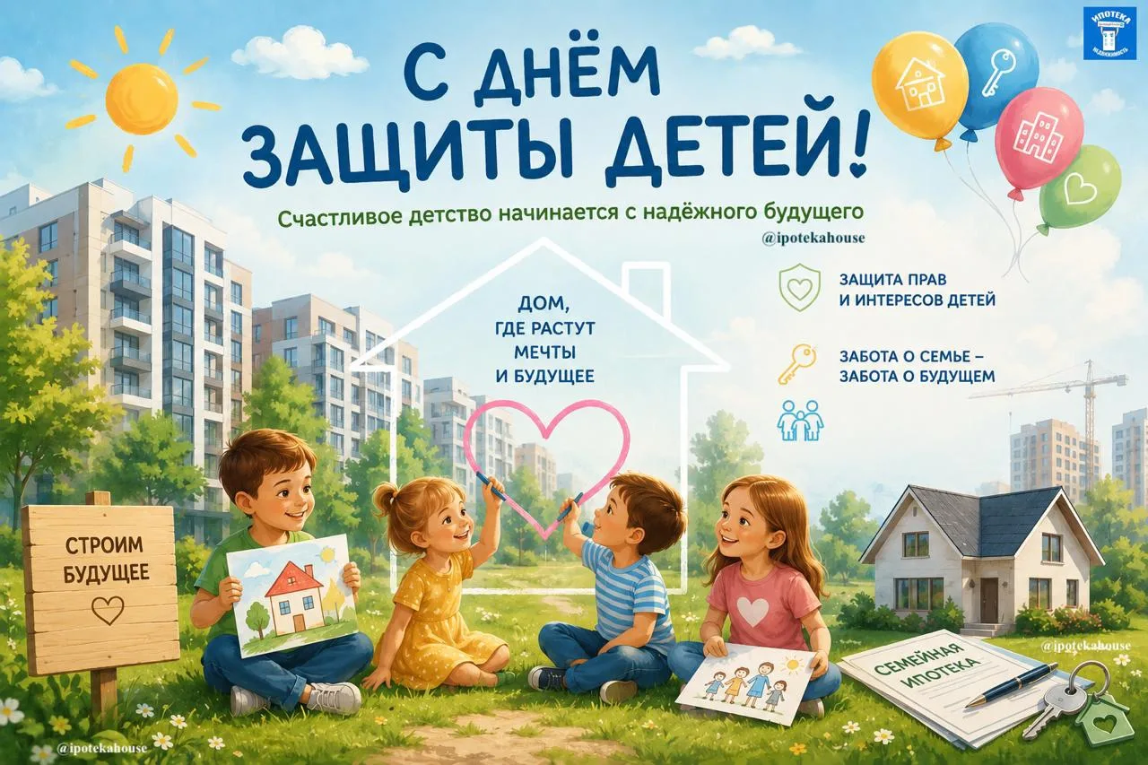 👨‍👩‍👦 1 июня ежегодно отмечается Международный день защиты детей.