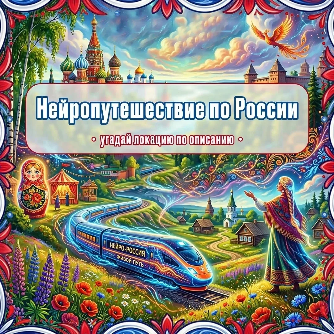 Викторина «Нейропутешествие по России» ко Дню России 🇷🇺