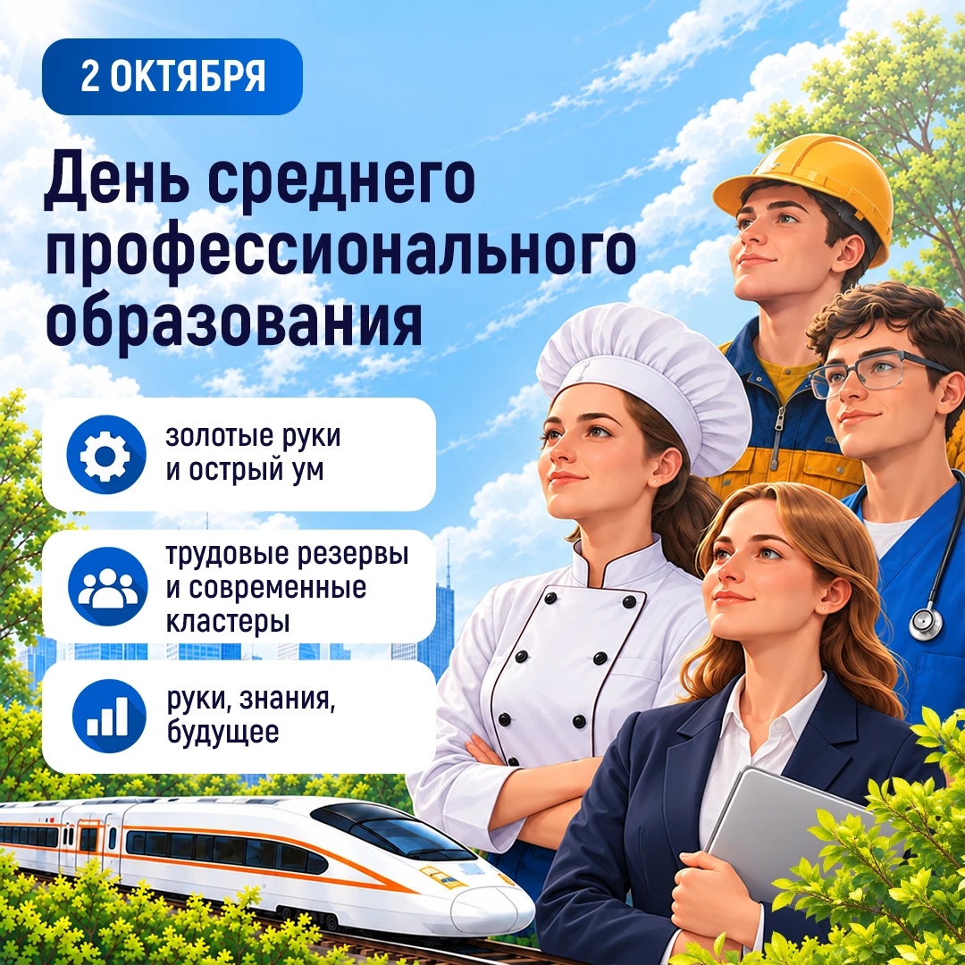 2 октября — День среднего профессионального образования!