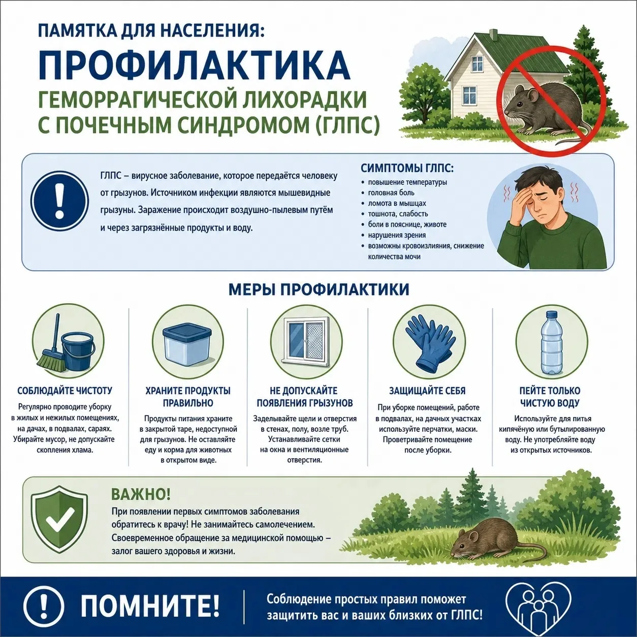 📌Осторожно - мышиная лихорадка!
