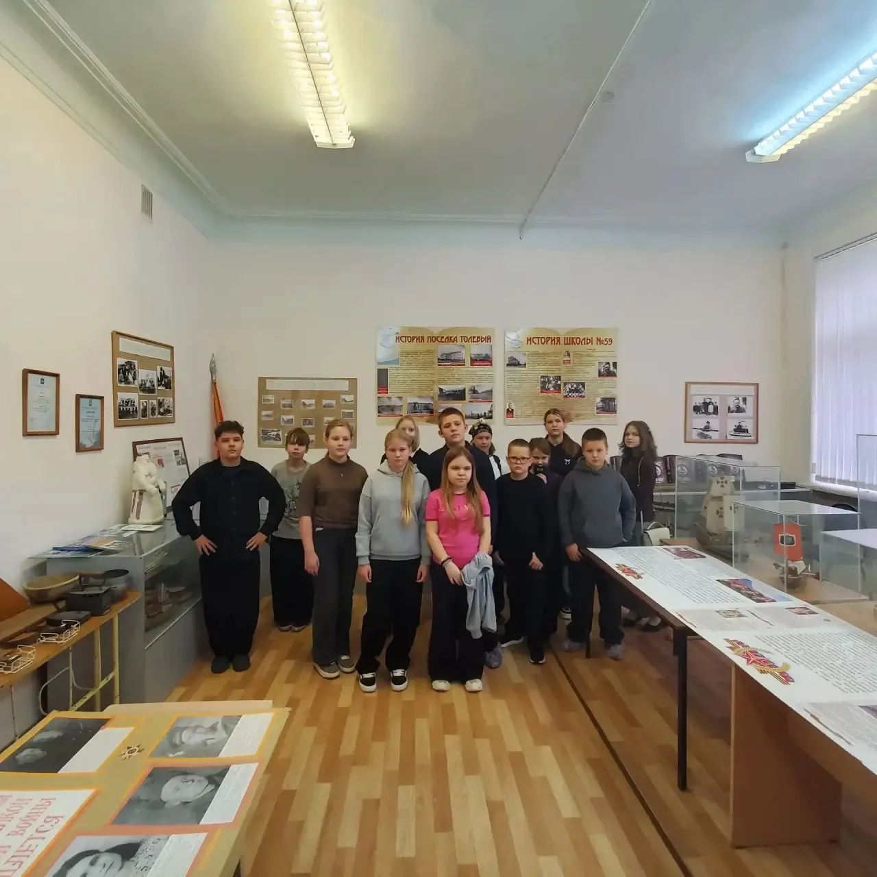 Сегодня ученики 6 «А» класса совершили образовательное путешествие, посетив школьный му...