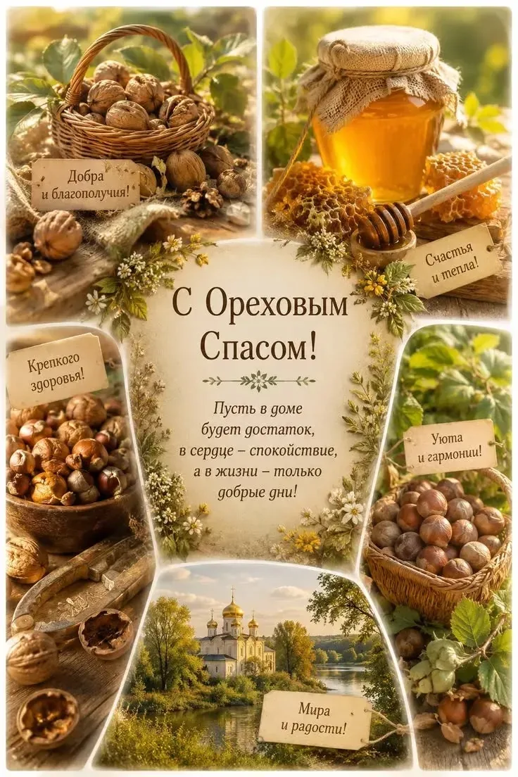 🌰🥜 Сегодня — Ореховый Спас! 🎉