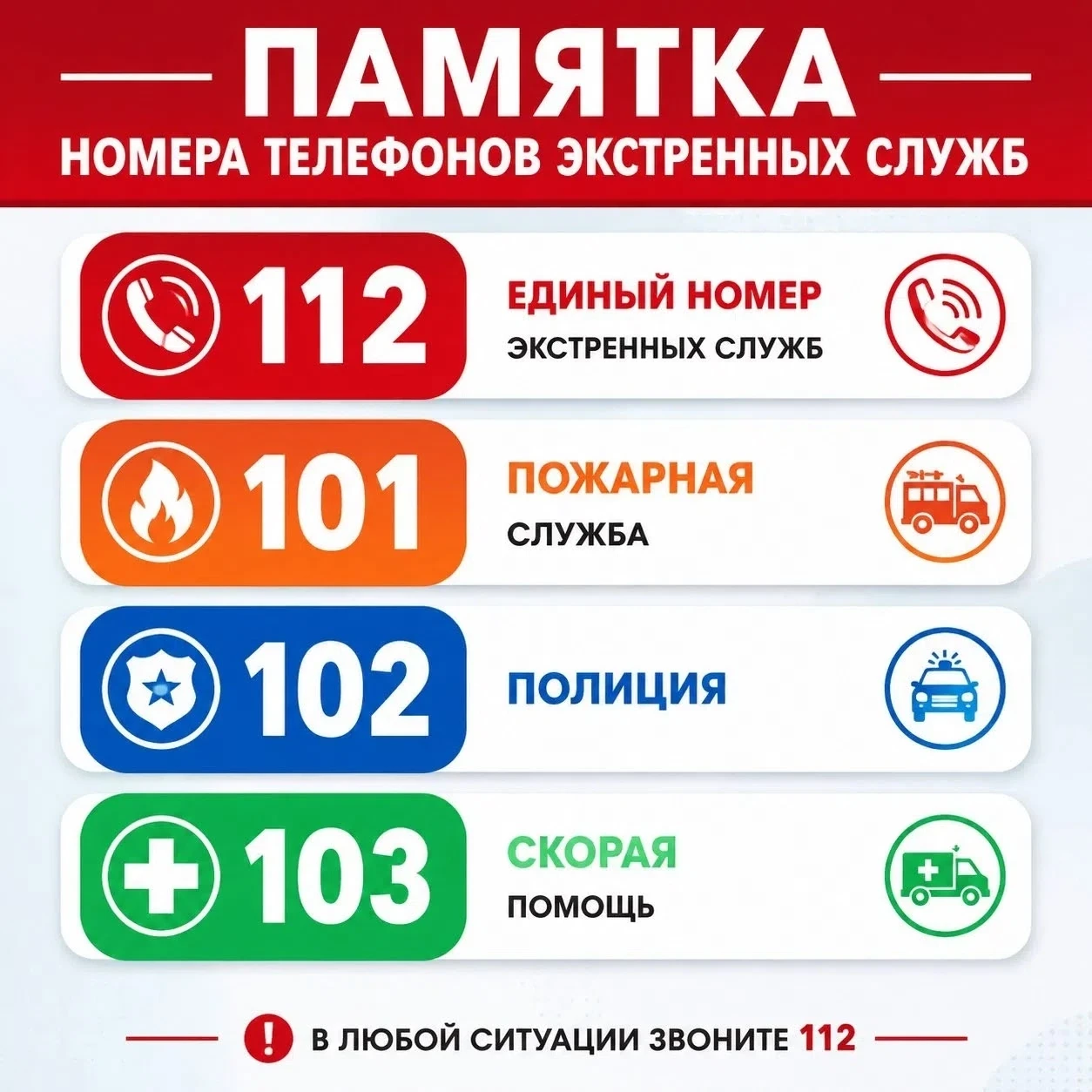 📞 КАК ВЫЗВАТЬ ПОМОЩЬ В УФЕ? ГЛАВНАЯ ПАМЯТКА БЕЗОПАСНОСТИ
