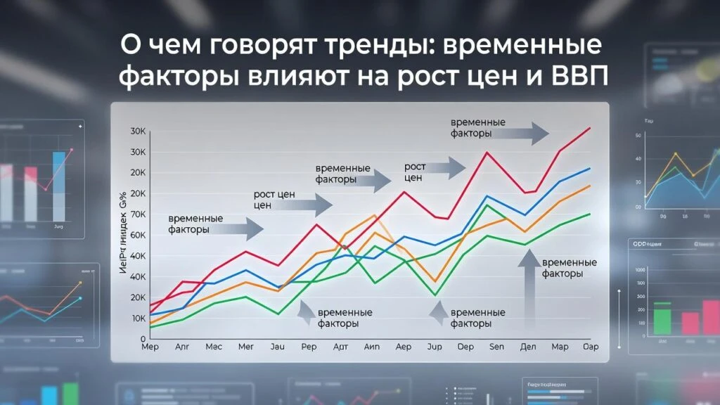 📰 О чем говорят тренды: временные факторы влияют на рост цен и ВВП