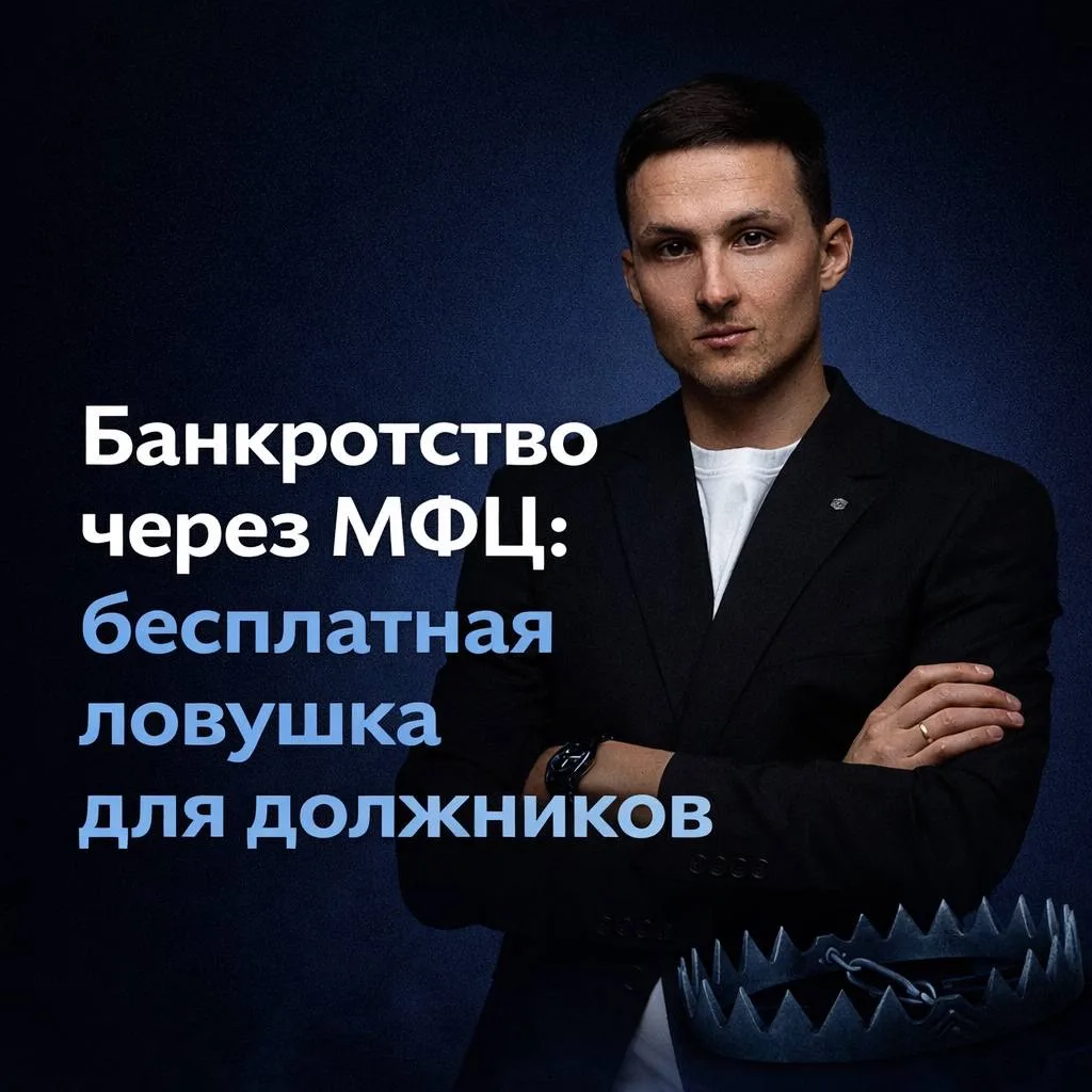 Многие выбирают банкротство через МФЦ из-за слова «бесплатно», не понимая, что у этой п...