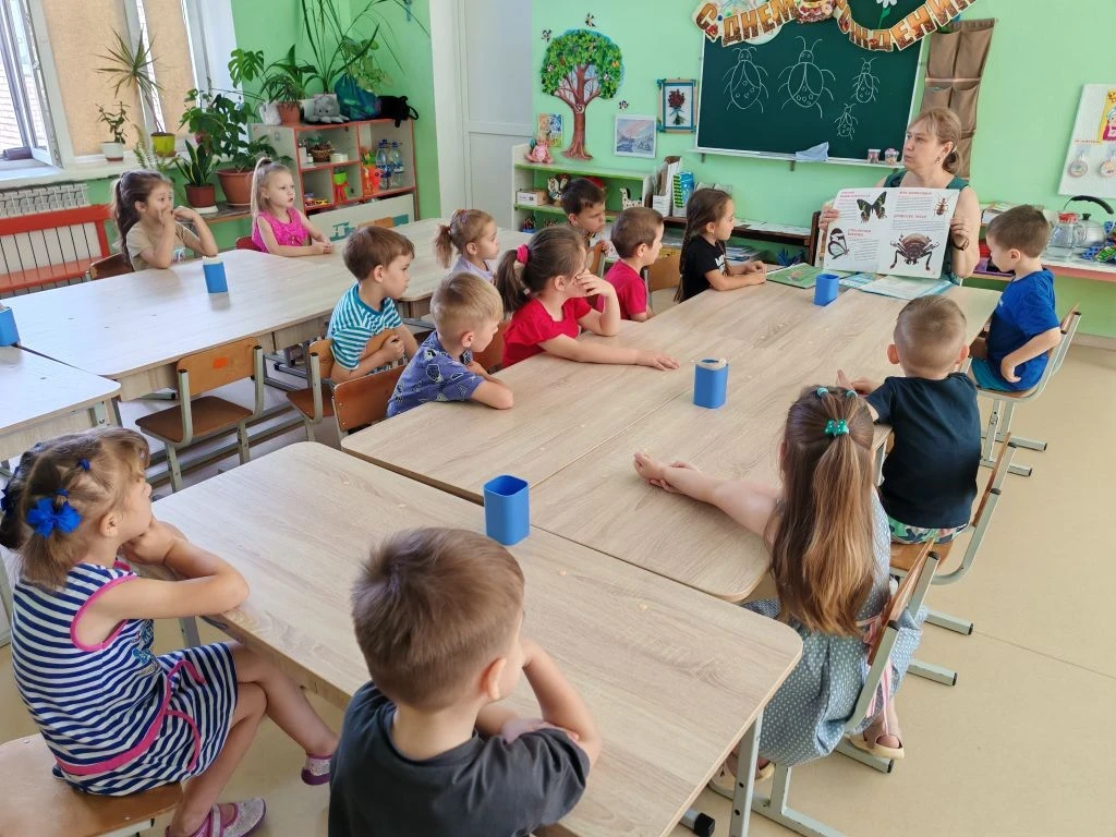 Сегодня в ГБДОУ "ДЕТСКИЙ САД № 5 "СОЛНЫШКО" ЯСИНОВАТСКОГО М.О." ДНР в группе "Звездочки"  прошёл увл