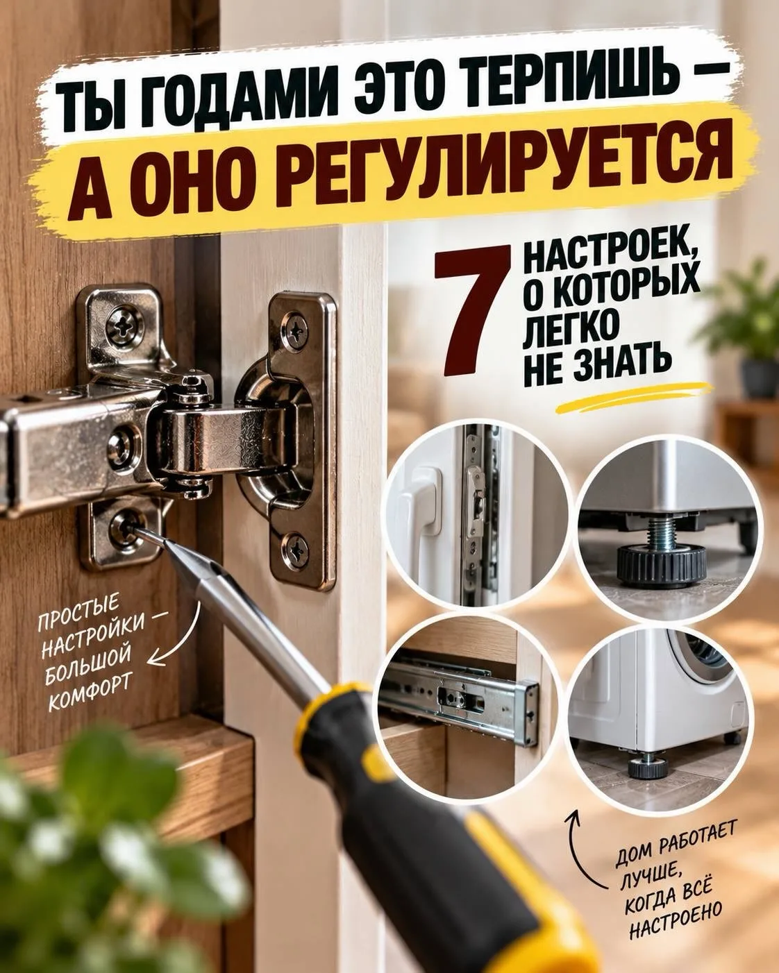 🔧 ТЫ ГОДАМИ ЭТО ТЕРПИШЬ — А ОНО РЕГУЛИРУЕТСЯ