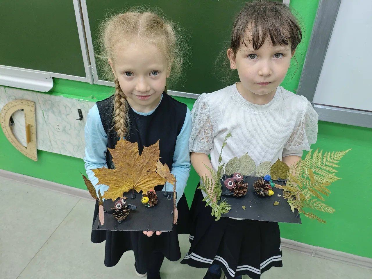 Очаровательные поделки в Лесозаводской школе 🧡