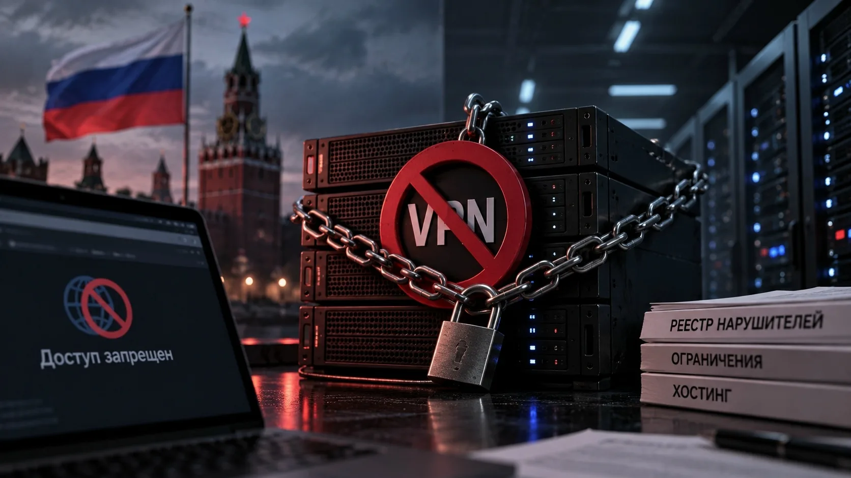 За VPN-сервис на российском сервере могут запретить пользоваться отечественными хостинг...