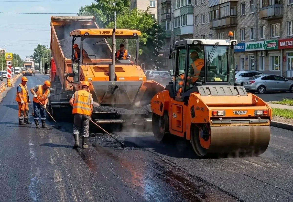 В Бердске продолжается ремонт дорог