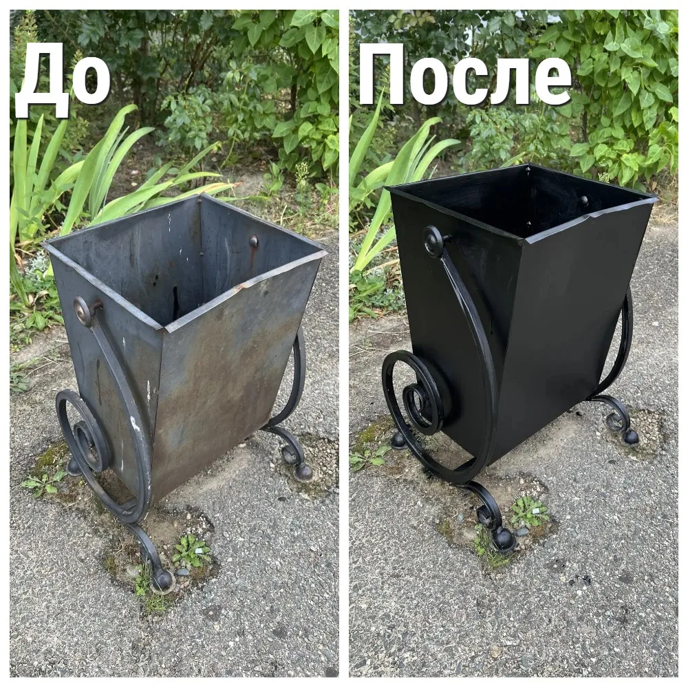 ЖК Изумрудный город: покрашены урны на детской площадке