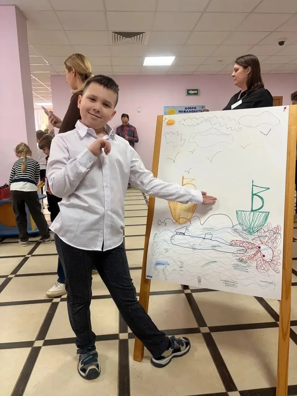 28 февраля, на базе ДО «Аистёнок» прошла муниципальная интеллектуальная игра «Вместе с мамой, вместе